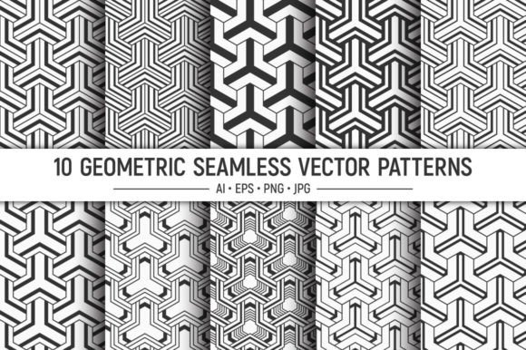 10 Geometric Seamless Vector Patterns: A Guide to Smart Design Choices