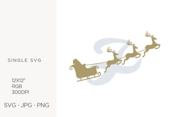 Bringing Holiday Magic to Life with the Santa Claus Sky Sledge and Letter J SVG Collection