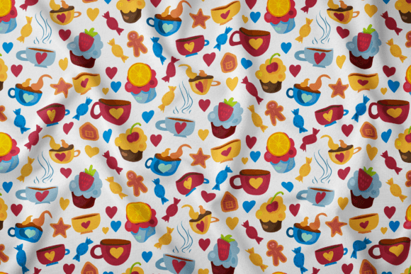 Drinks and Sweets Seamless Pattern Guide