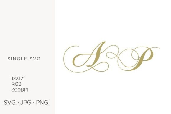 Elevating Your Brand and Home with Monogram Letter A and P SVG Artwork