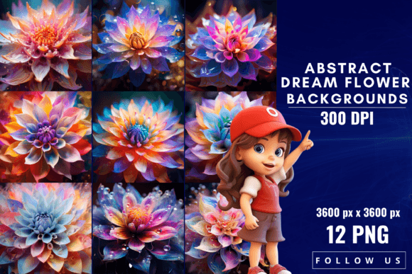 Evaluating the Abstract Dream Flower Background for Modern Design Projects