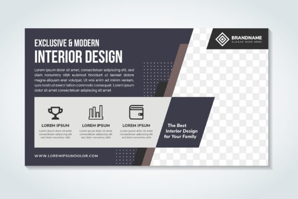 Interior Design Horizontal Banner: A Strategic Layout for Modern Branding