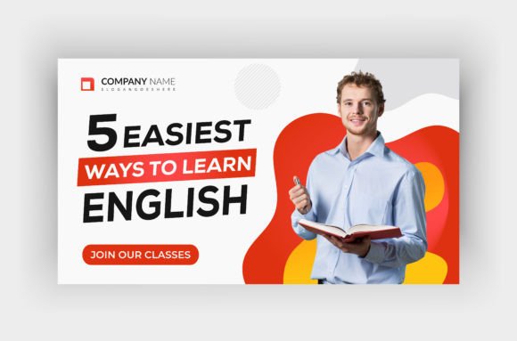 Mastering the English Learning YouTube Video Thumbnail Design