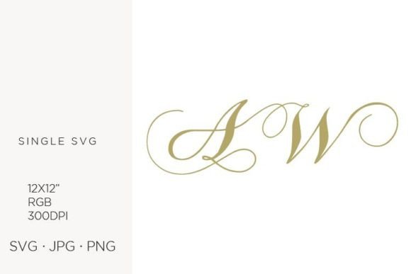 Monogram, Letter A and Letter W: Designing with Purpose and Precision