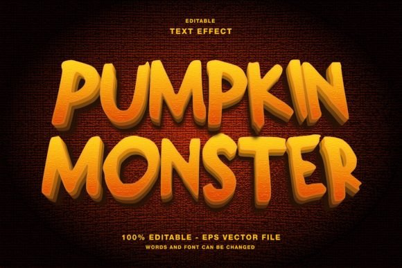 Pumpkin Monster Editable Text Effect: A Practical Guide for Designers