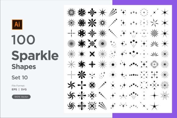 Sparkle Shape Symbol Sign V3-100 -10: A Practical Guide for Designers