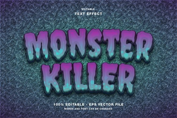 Strategic Visual Impact: Leveraging the Monster Killer Editable Text Effect for Brand Authority