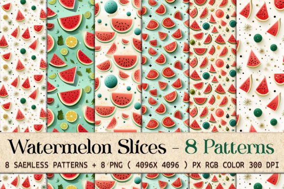 Watermelon Slices 8 Seamless Patterns: A Practical Guide for Designers and Brands
